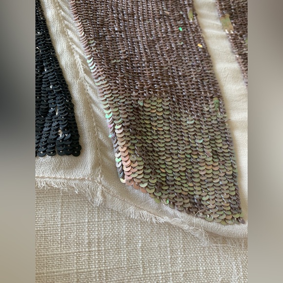 All Saints Top / Blouse: Allsaints X-Ombr Hand Embellished Sequin Top / Blouse - Picture 8 of 10